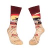 Vacationing Robot on the Beach Socks from the Sock Panda (Men's Sizes Adult Large) - 4 of 4