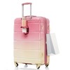 3 Pieces Spinner Wheels Luggage Set, 20-inch With USB Port, Expandable 24" And 28", 360-degree Rotating Wheels Suitcase - 4 of 4
