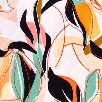 neutral floral abstract