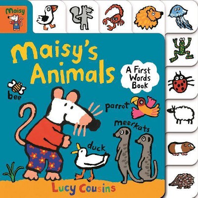 Maisy's Animals: A First Words Book - by  Lucy Cousins (Board Book)