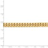 Black Bow Jewelry 6.75mm 14k Yellow Gold Cuban Curb Chain Bracelet - 4 of 4