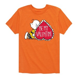 Boys' - Peanuts - Be My Valentine Short Sleeve Graphic T-Shirt - 1 of 4