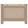 vidaXL Radiator Cover 44.1"x7.5"x32.1" MDF - 3 of 4