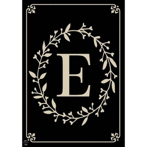 Briarwood Lane Classic Monogram Letter E House Flag Double-Sided 28" x 40" - 1 of 4