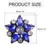 Unique Bargains Sparkling Crystal Star Beaded Patches for Clothing DIY Sewing 6 Pcs - 2 of 4