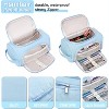 Fmeida Large Pencil Pouch,Pencil Case Aesthetic,Zipper Pencil Box For Girls Back To School Supplies Emergency Bag Black - 4 of 4