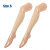 Unique Bargains Women's Compression Sleeve Footless Compression Sleeve Nylon 2 Pairs - 4 of 4