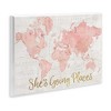 Stupell Industries Going Places Girl's Map Wall Plaque Art, 19" x 13" - 2 of 4