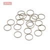 Unique Bargains Round Hollow Open Bezel Linking Ring for Jewelry Making 20 Pcs - 3 of 4