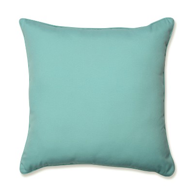 25" Radiance Pool Floor Pillow Blue - Pillow Perfect: Weather-Resistant, Indoor & Outdoor Lounge Accessory