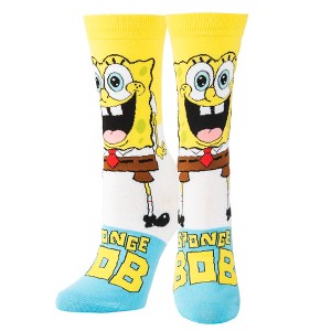 Odd Sox, Spongebob Smilepants, Funny Novelty Socks, Medium - 1 of 4
