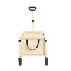 Lightweight Portable Folding Steel Wagon Carts With Wheels,Outdoor Utility Wagon For Camping Shopping Sports Fishing -The Pop Home - 2 of 4