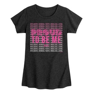 Girls' - Barbie - Proud To Be Me Fitted Short Sleeve Graphic T-Shirt - 1 of 4