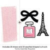 Big Dot of Happiness Paris, Ooh La La - Paris Themed Paper Straw Decor - Baby Shower or Birthday Party Striped Decorative Straws - Set of 24 - 3 of 4