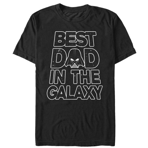 Men's Star Wars Father's Day Best Dad Darth Vader Helmet T-shirt ...