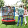 Infans 55" Kids Trampoline Bouncing Jumping Mat Recreational Trampoline W/Enclosure Net - 2 of 4