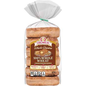 Oroweat 100% Whole Wheat English Muffins - 13.75oz/6ct