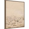 Amanti Art Twilight Mountain Peaks II by Grace Popp Framed Wall Art Print - 2 of 4