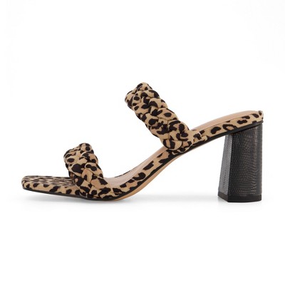 Dunes + CUSHIONAIRE Technology Women's Iris braided Heel Sandal +Memory Foam and Wide Widths Available