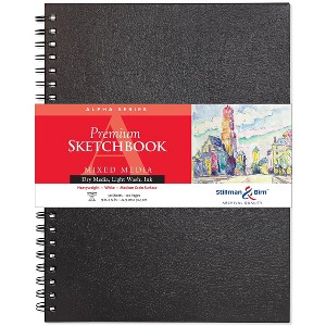 Stillman & Birn Alpha Series - Wirebound Sketchbook - Portrait 9 x 12 - 150gsm White Paper - 1 of 2