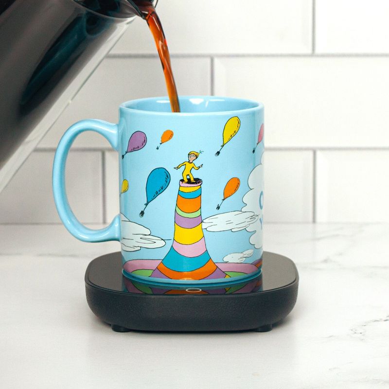 Uncanny Brands Dr. Seuss Oh, the Places You'll Go Mug with Warmer, 1 of 6