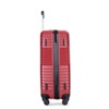 Wooakway 3 Piece Luggage Sets PC+ABS Lightweight Suitcase with Two Hooks, Spinner Wheels - 3 of 4