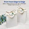 Avery Printable Blank Scallop Round Gift Tags with Sure Feed, 2.5" Diameter, Textured White, 90 Customizable Tags (80511) - 4 of 4