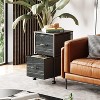 GALAXHERO  2 Drawer Mobile File Cabinet, Rolling Printer Stand, Fabric Vertical Filing Cabinet fits A4 or Letter Size for Home Office - 2 of 4