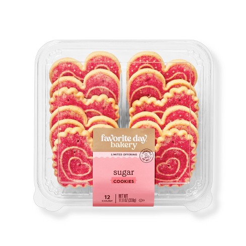 Heart Shortbread Cookies - 12.5oz/12ct - Favorite Day™ - image 1 of 3