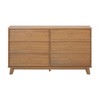 Plank+Beam Solid Wood Classic 6-Drawer Solid Wood Dresser, Storage Dresser for Bedroom, Chest of Drawers - 3 of 4