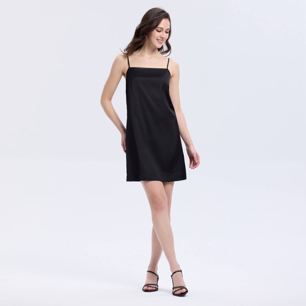 Vestido Mini de Satén Tipo Camisero para Mujer - A New Day™ 2