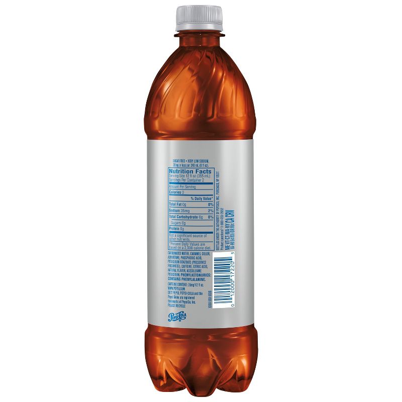 Diet 0 Calorie Pepsi Cola Soda Bottles - 6pk/24 fl oz, 5 of 8