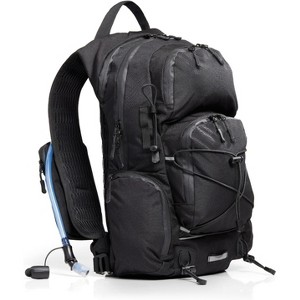 22L Hiking Backpack with Water Bladder - Water Backpack for Hiking with Waterproof Zippers, Phone & Pole Holders - 1 of 4