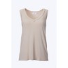 Women's ESSENTIAL RIBBED STRETCH-JERSEY SLEEVELESS TOP - BluIvy - 2 of 4
