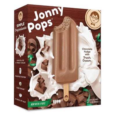 JonnyPops Dark Chocolate & Cream Frozen Bars - 4pk/8.25 fl oz