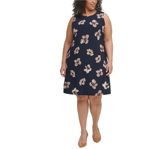 Tommy Hilfiger Womens Floral Sleeveless Jersey Dress - 1 of 1