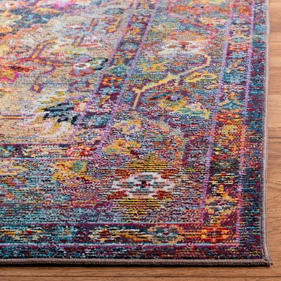 Safavieh Crystal Navy and Light Blue Square Area Rug