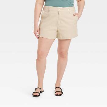 Women's High-Rise Everyday Chino Shorts - A New Day™