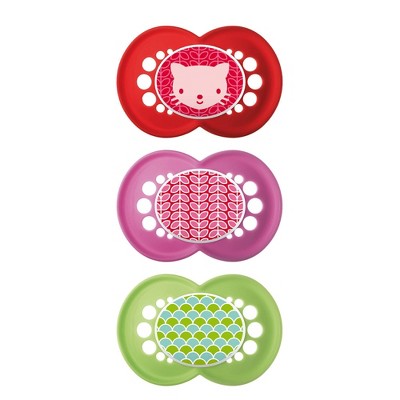 MAM Trends Triple Pack 6+ Months - Pink/Red 3ct