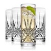 Godinger Silver Set of 4 Dublin Crystal Tom Collins High Ball Glasses: 12 oz Capacity, Hand Wash, Dishwasher-Safe Drinkware - 2 of 3