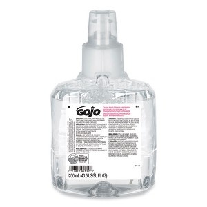 GOJO Clear and Mild Foam Handwash Refill, For GOJO LTX-12 Dispenser, Fragrance-Free, 1,200 mL Refill - 1 of 3