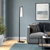 Hudson and Canal 71" Tall Floor Lamp with Fabric Shade - 3 of 4