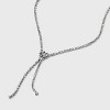 Crystal Y-Necklace - Wild Fable™ Silver - 3 of 3