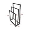 Apex Vanguards 3-Tier Brown Free Standing Towel Rack - 3 of 3