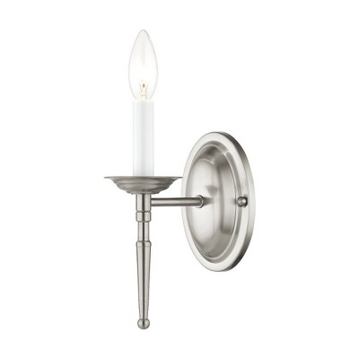 Livex Lighting Williamsburgh 1 - Light Wall Light in  Brushed Nickel
