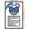 Trends International Radiohead - Blue Bear Specimen Framed Wall Poster Prints - 3 of 4