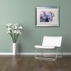 Richard Wallich 'Blue Elephant' Floating Brushed Aluminum Art - 3 of 4