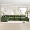 Oversized Cloud Modular Sectional Couch,Convertible Sectional Couches Deep Seat Extra-Wide Armrests - 2 of 4