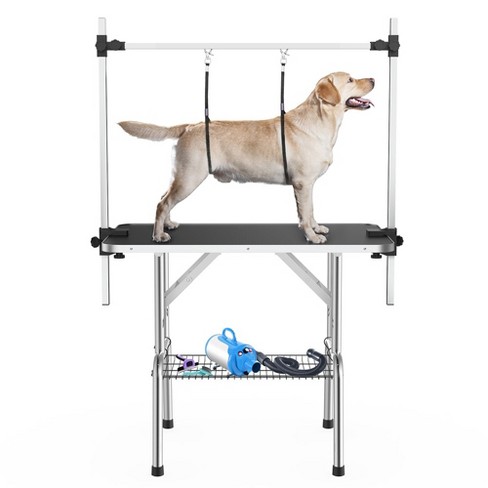 Foldable Dog Grooming Table with Adjustable Height Arm for Home Pet Bathing - image 1 of 4