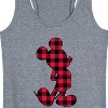 Women's - Disney - Mickey Plaid Graphic Racerback Tank - 2 of 4